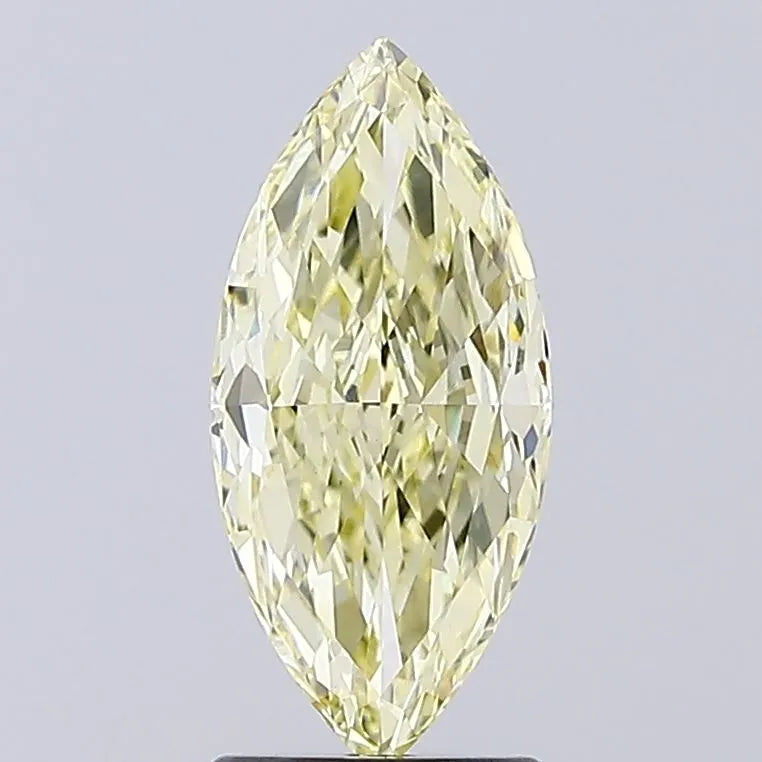 2.01ct Marquise Lab Grown Diamond (Colour Fancy Yellow, Clarity VVS2, IGI Certified)