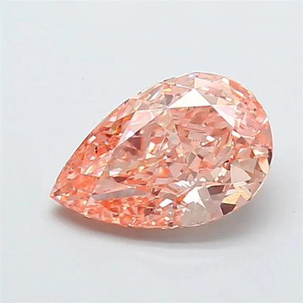 2.04ct Pear Lab Grown Diamond (Colour Fancy Intense Pink, Clarity VS2, IGI Certified)