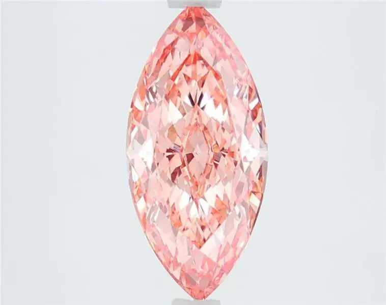 1.94ct Marquise Lab Grown Diamond (Colour Fancy Intense Pink, Clarity VVS2, IGI Certified) Forever For Love