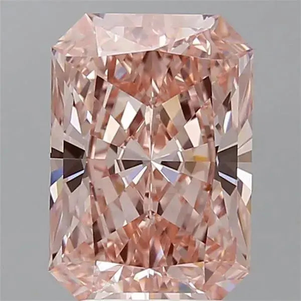 3.13ct Radiant Lab Grown Diamond (Colour Fancy Vivid Pink, Clarity VVS2, IGI Certified) Forever For Love