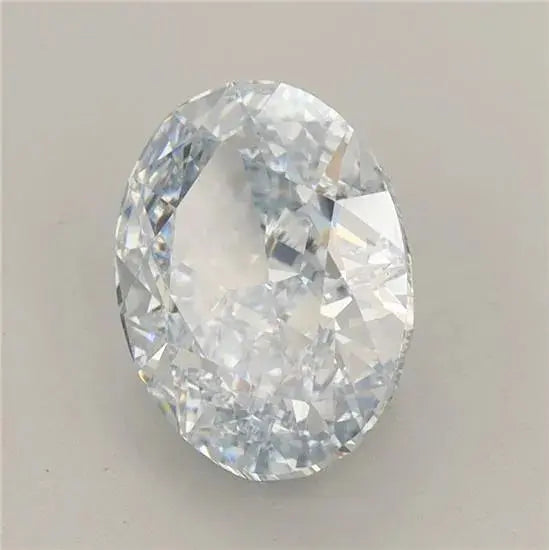 3.01ct Oval Lab Grown Diamond (Colour Fancy Intense Blue, Clarity VS1, IGI Certified) Forever For Love