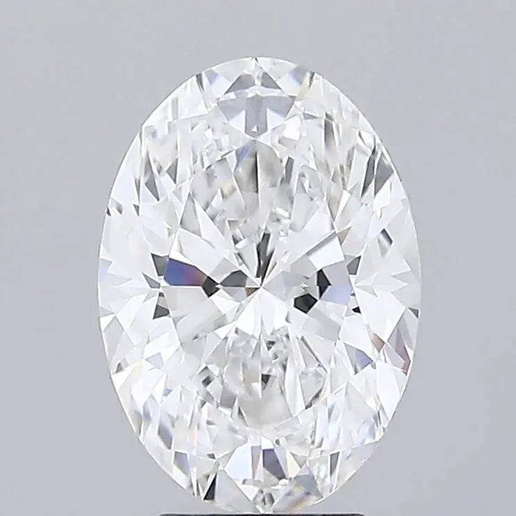 3.71ct Oval Lab Grown Diamond (Colour E, Clarity VVS2, IGI Certified) Forever For Love