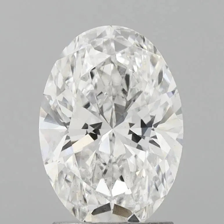 2.09ct Oval Lab Grown Diamond (Colour E, Clarity VS2, IGI Certified) Forever For Love