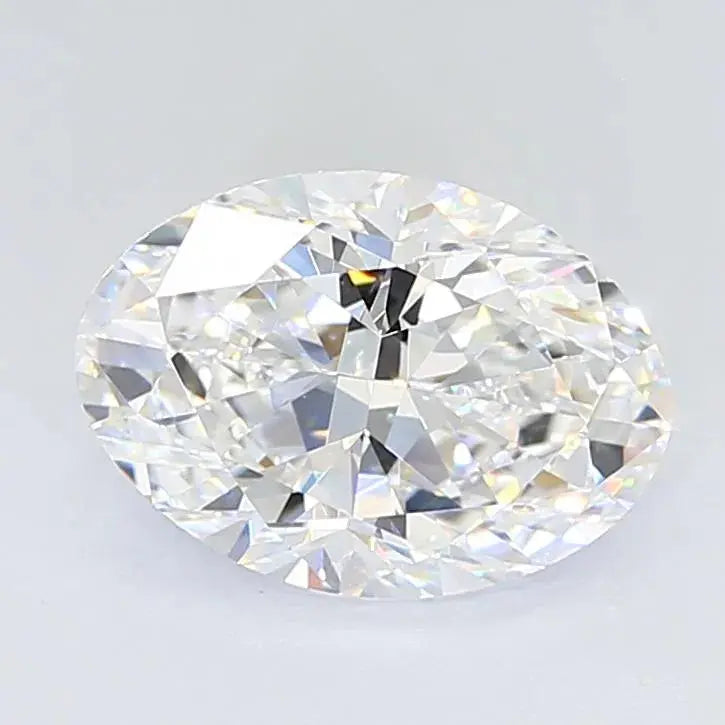 3.21ct Oval Lab Grown Diamond (Colour D, Clarity VVS2, IGI Certified) Forever For Love