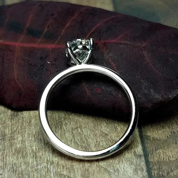 1 Carat Solitaire Natural Oval Diamond Ring Forever For Love