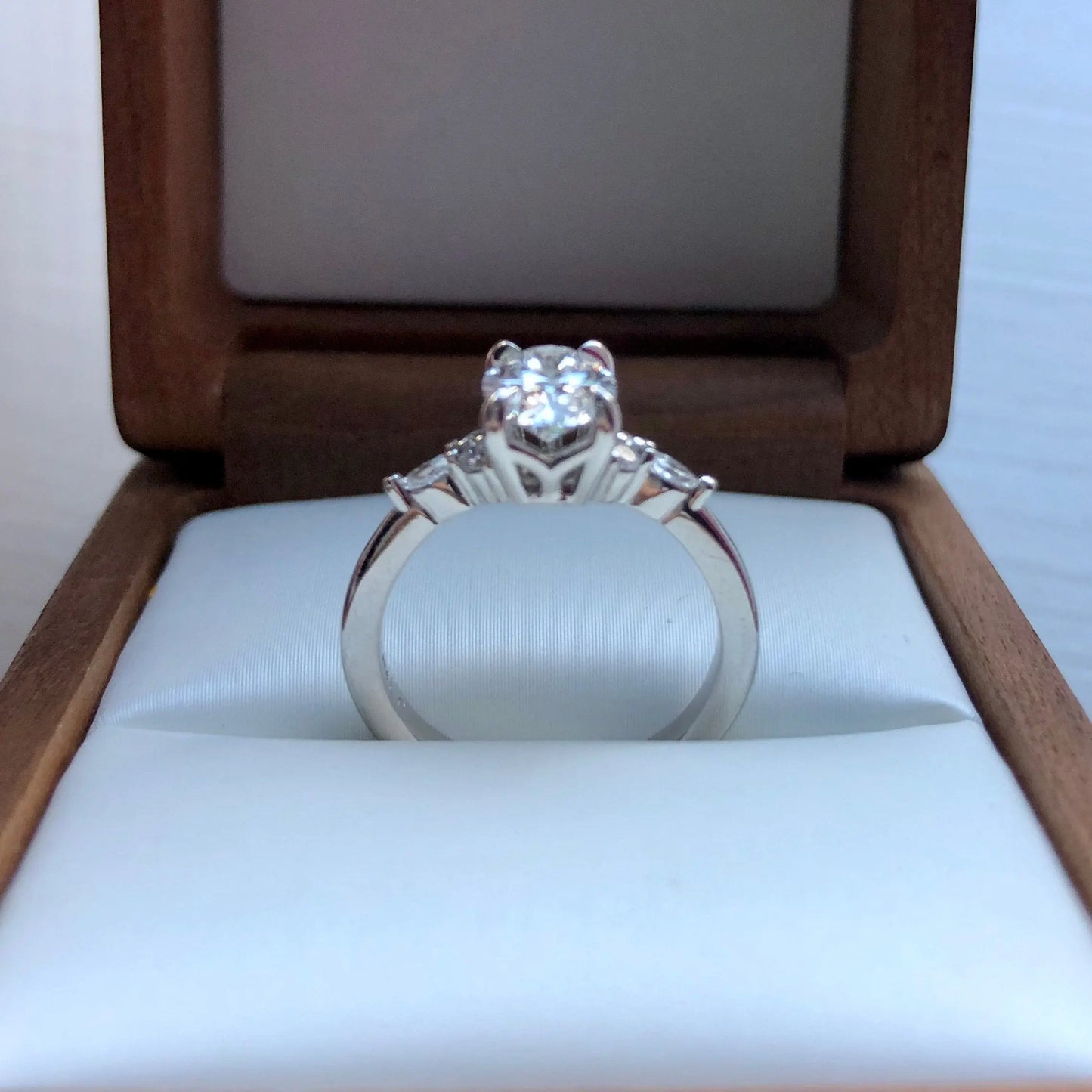 1.5 Carat Oval Diamond Vintage Ring, Lab Grown Diamond Ring, IGI CERTIFIED, 14k white gold, H VS2, Custom made ring, Unique Engagement Ring. Forever For Love
