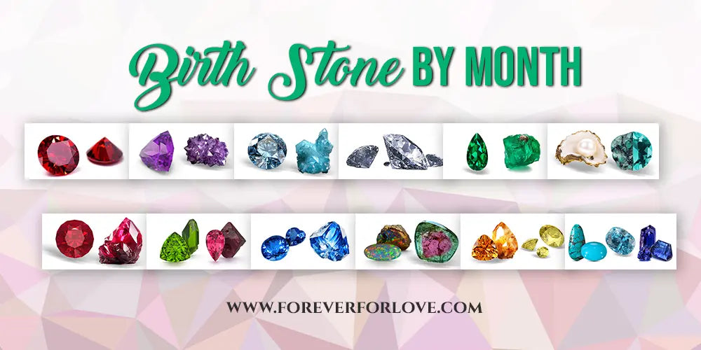 Birthstones By Month – List of Birthstones For Each Month - Forever For Love