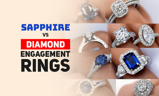 Sapphire vs. Diamond Engagement Rings: A Love Story