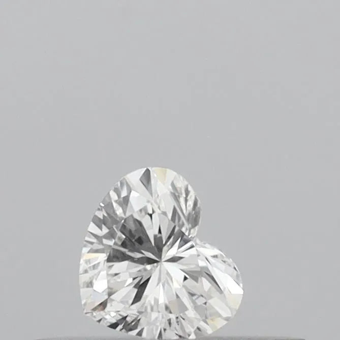 0.16ct Heart Lab Grown Diamond (Colour E, Clarity VVS2, IGI Certified)