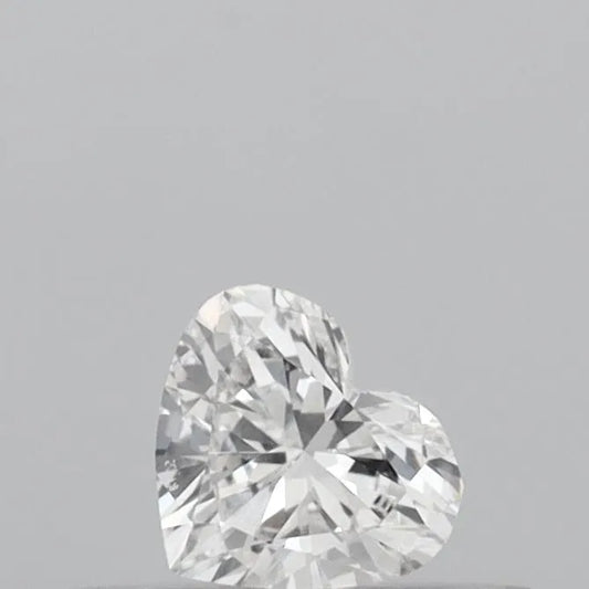 0.18ct Heart Lab Grown Diamond (Colour E, Clarity VVS2, IGI Certified)