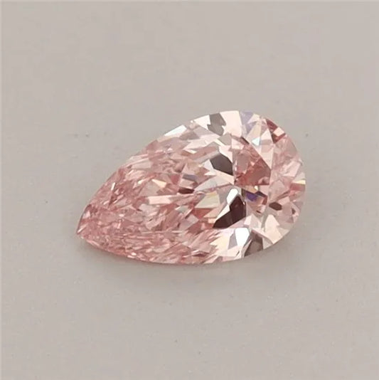 0.31ct Pear Lab Grown Diamond (Colour Fancy Vivid Pink, Clarity VVS2, IGI Certified)