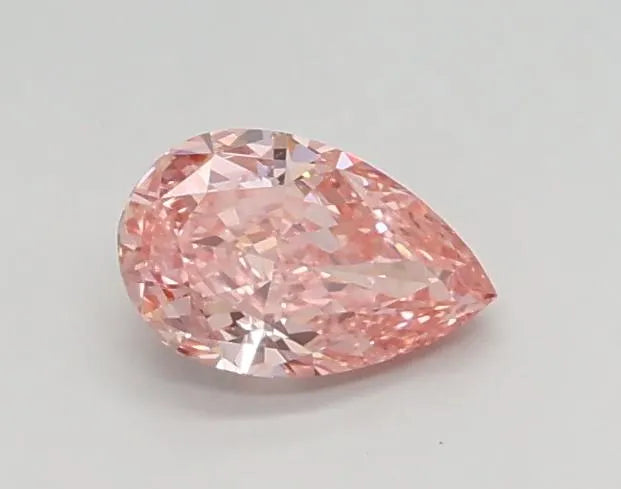 0.33ct Pear Lab Grown Diamond (Colour Fancy Vivid Pink, Clarity VVS2, IGI Certified)