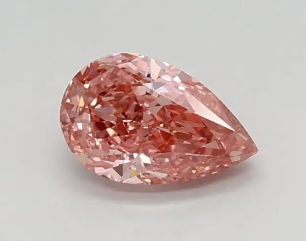 0.40ct Pear Lab Grown Diamond (Colour Fancy Vivid Pink, Clarity VVS2, IGI Certified)