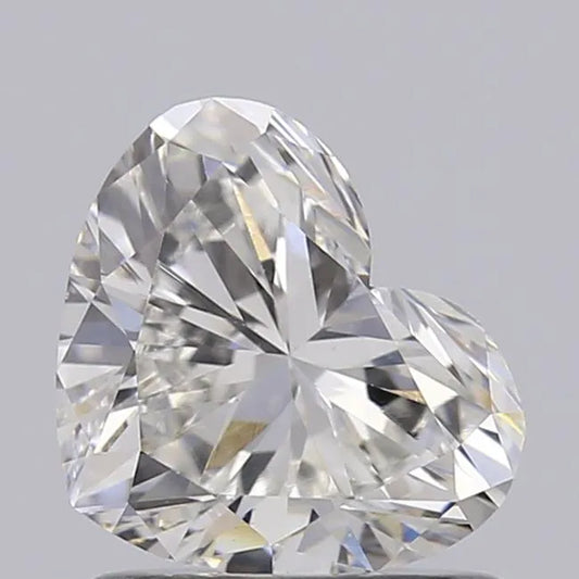 0.92ct Heart Lab Grown Diamond (Colour F, Clarity VS1, IGI Certified)