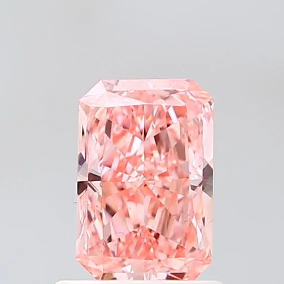 0.96ct Radiant Lab Grown Diamond (Colour Fancy Vivid Pink, Clarity VS1, IGI Certified)