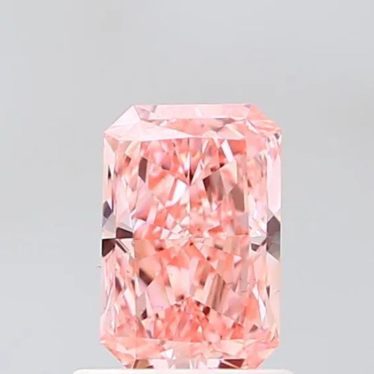 0.96ct Radiant Lab Grown Diamond (Colour Fancy Vivid Pink, Clarity VS1, IGI Certified)