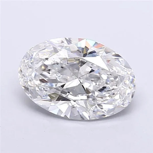 0.99ct Oval Lab Grown Diamond (Colour E, Clarity VS2, IGI Certified)