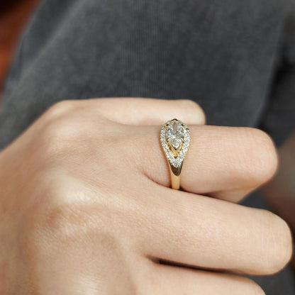 0.5 Ct Marquise Diamond Band
