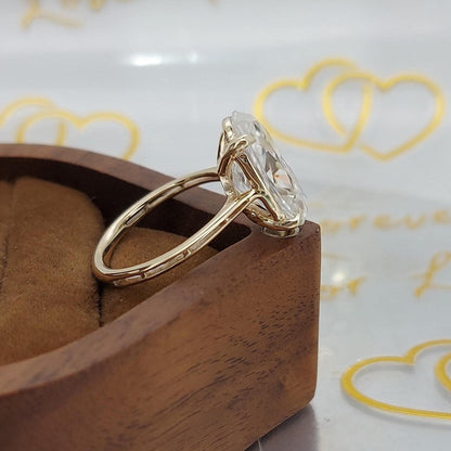 5 Ct Oval Moissanite Engagement Ring