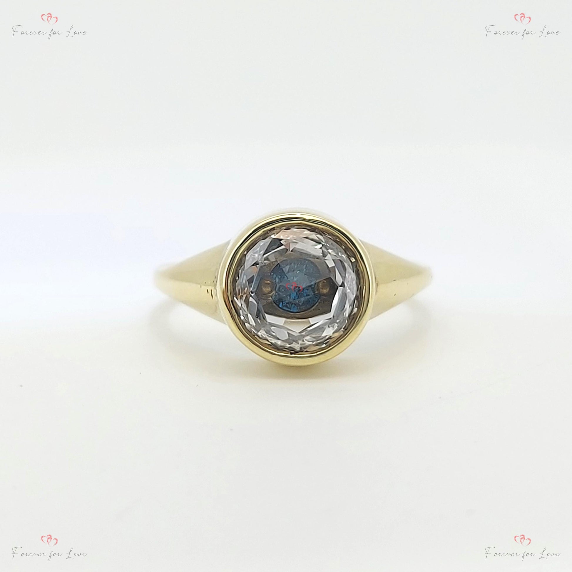 1.5 Ct Lab Diamond Solitaire Engagement Ring