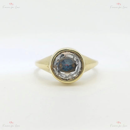 1.5 Ct Lab Diamond Solitaire Engagement Ring