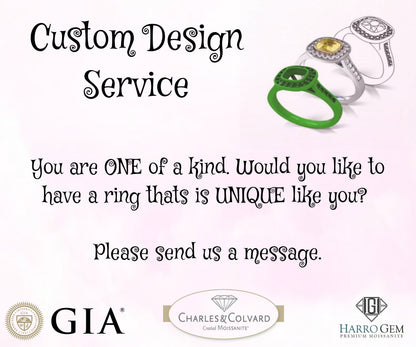 2 Ct Oval White Diamond, Sapphire Engagement Ring