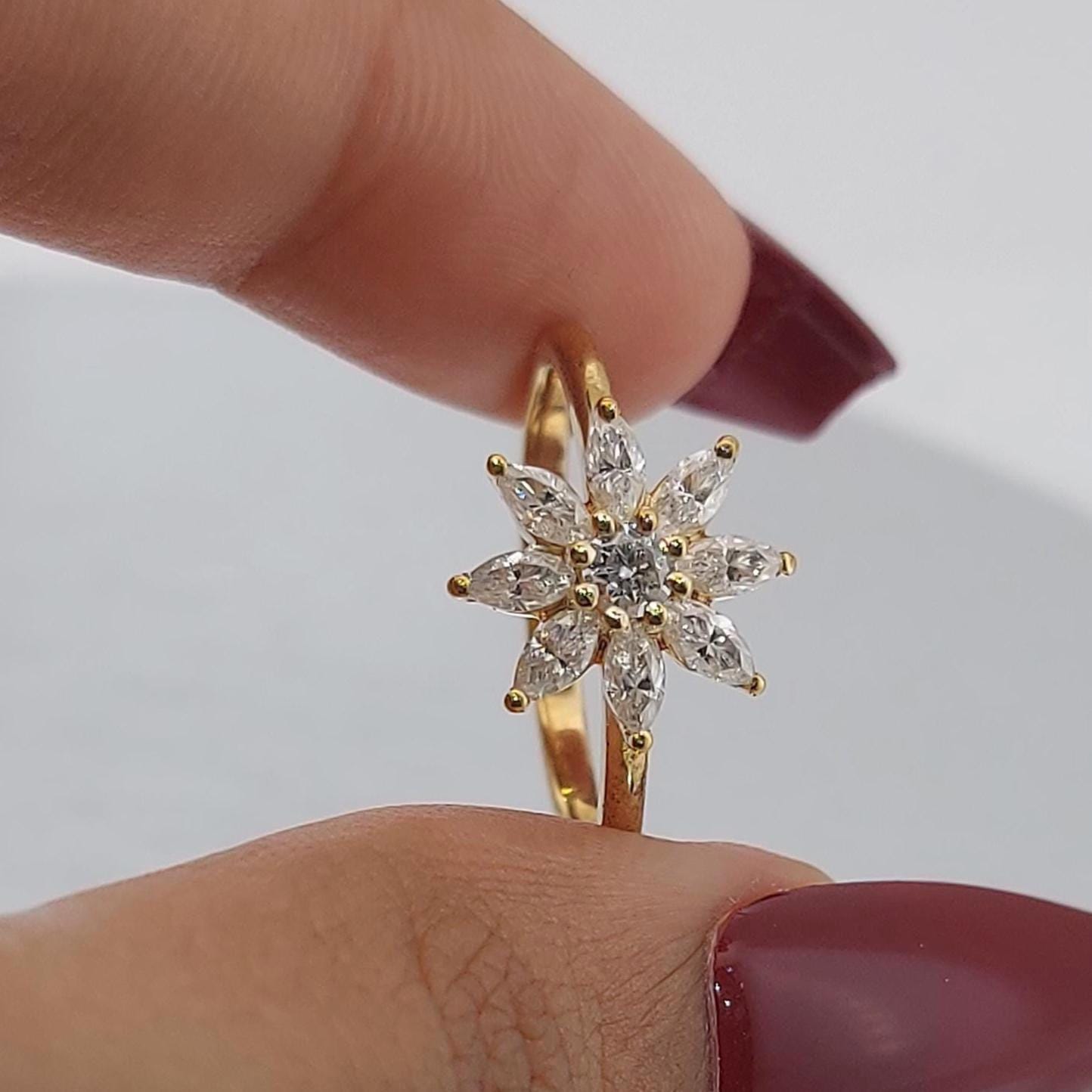 Marquise Diamond Ring