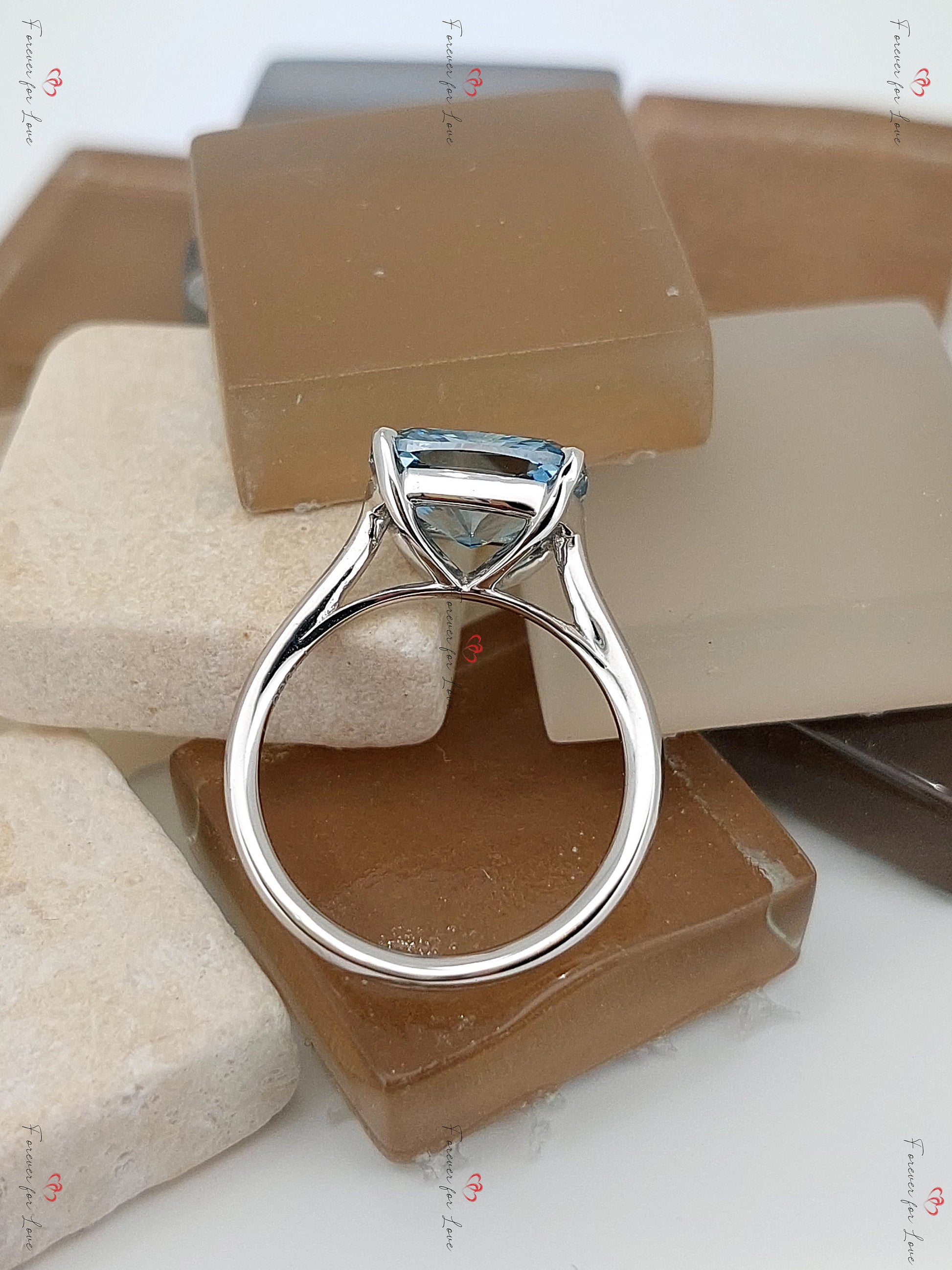 IGI Certified Cushion Lab Diamond Engagement Ring