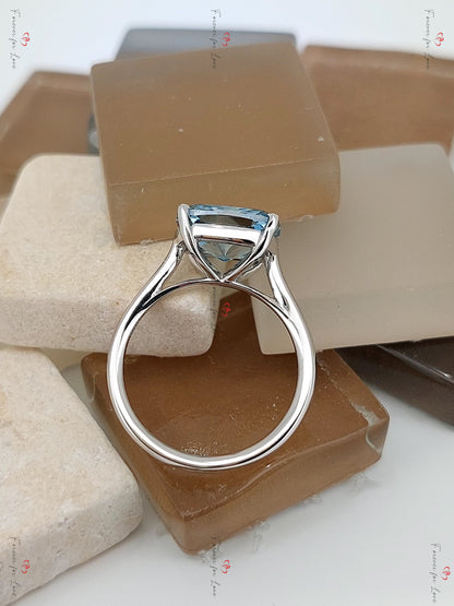 IGI Certified Cushion Lab Diamond Engagement Ring