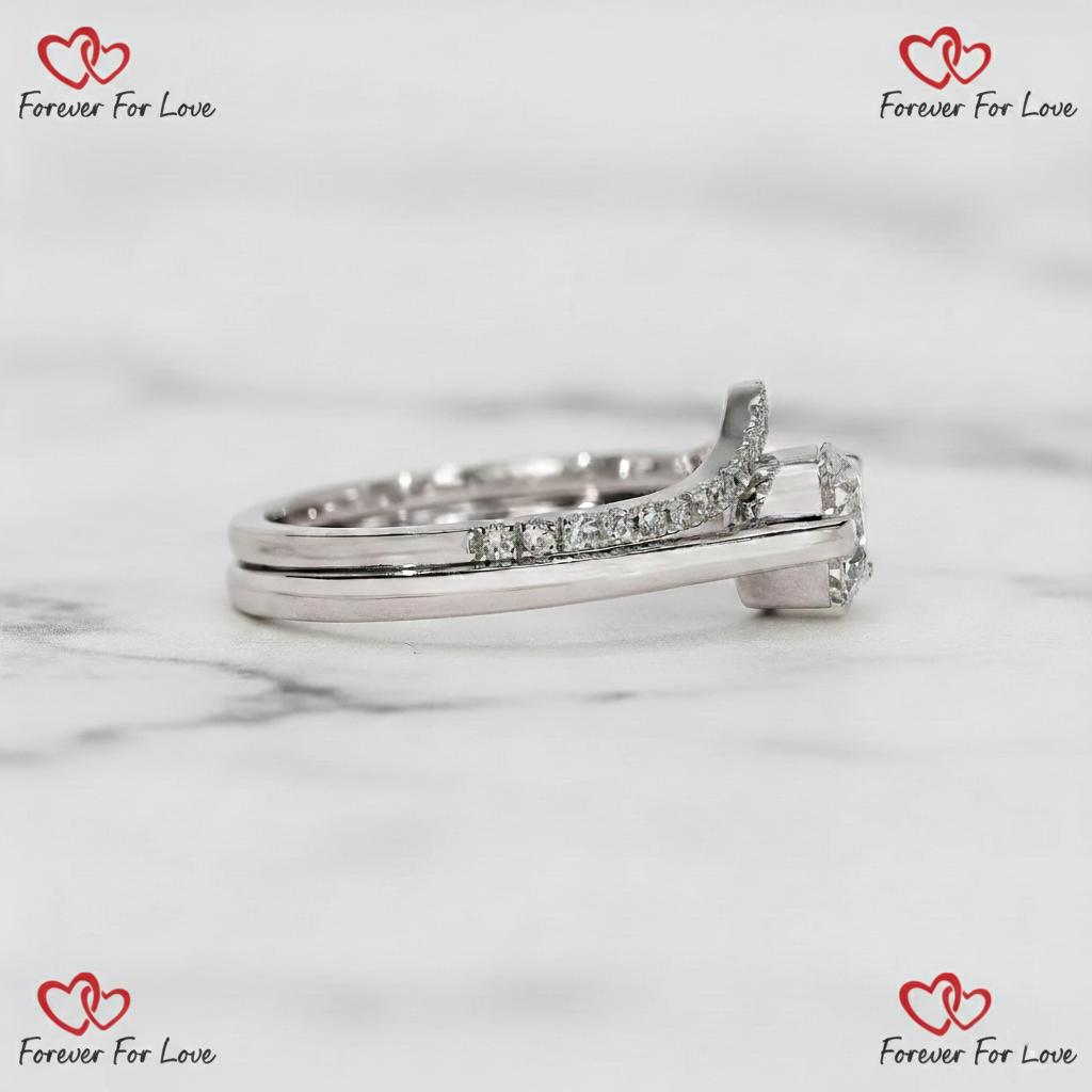 IGI Certified Round Lab Diamond Solitaire Engagement Ring