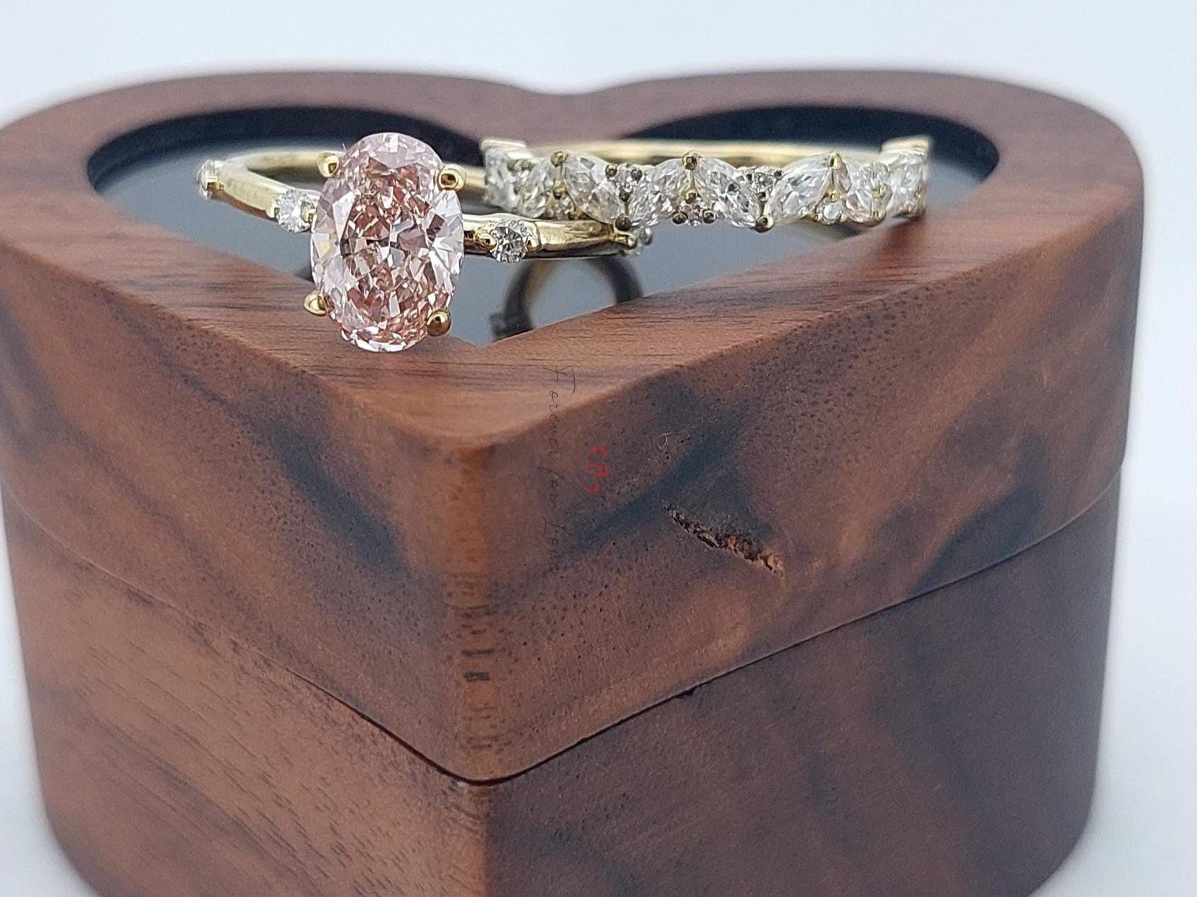 IGI Certified Oval Lab Diamond Engagement Ring
