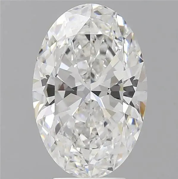 3.57ct Oval Lab Grown Diamond (Colour E, Clarity VVS2, IGI Certified) Forever For Love