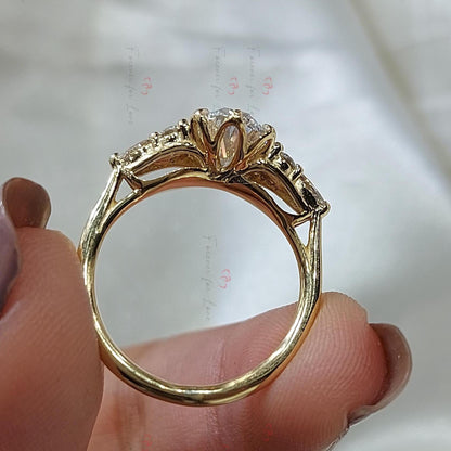 Oval Lab Diamond Engagement Ring