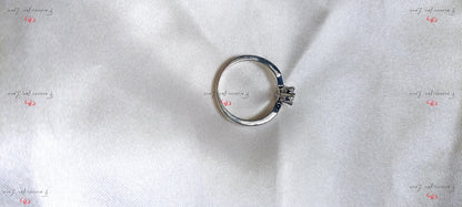 Round Natural Diamond Engagement Ring