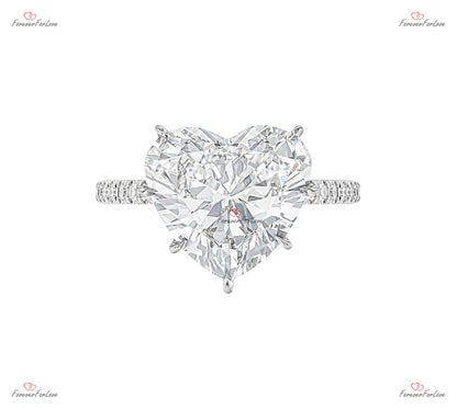 3 Ct Heart Diamond Engagement Ring
