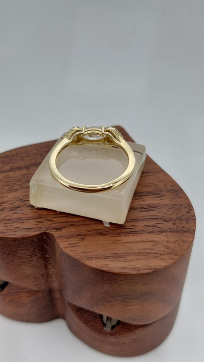 1.5 Ct Marquise Lab Diamond Engagement Ring