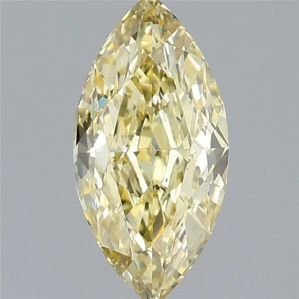 1.51ct Marquise Lab Grown Diamond (Colour Fancy Intense Yellow, Clarity VVS2, IGI Certified)