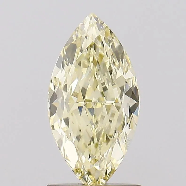 1.51ct Marquise Lab Grown Diamond (Colour Light Yellow, Clarity VVS2, IGI Certified)
