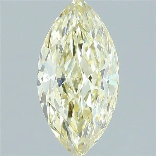1.57ct Marquise Lab Grown Diamond (Colour Fancy Light Yellow, Clarity VVS2, IGI Certified)