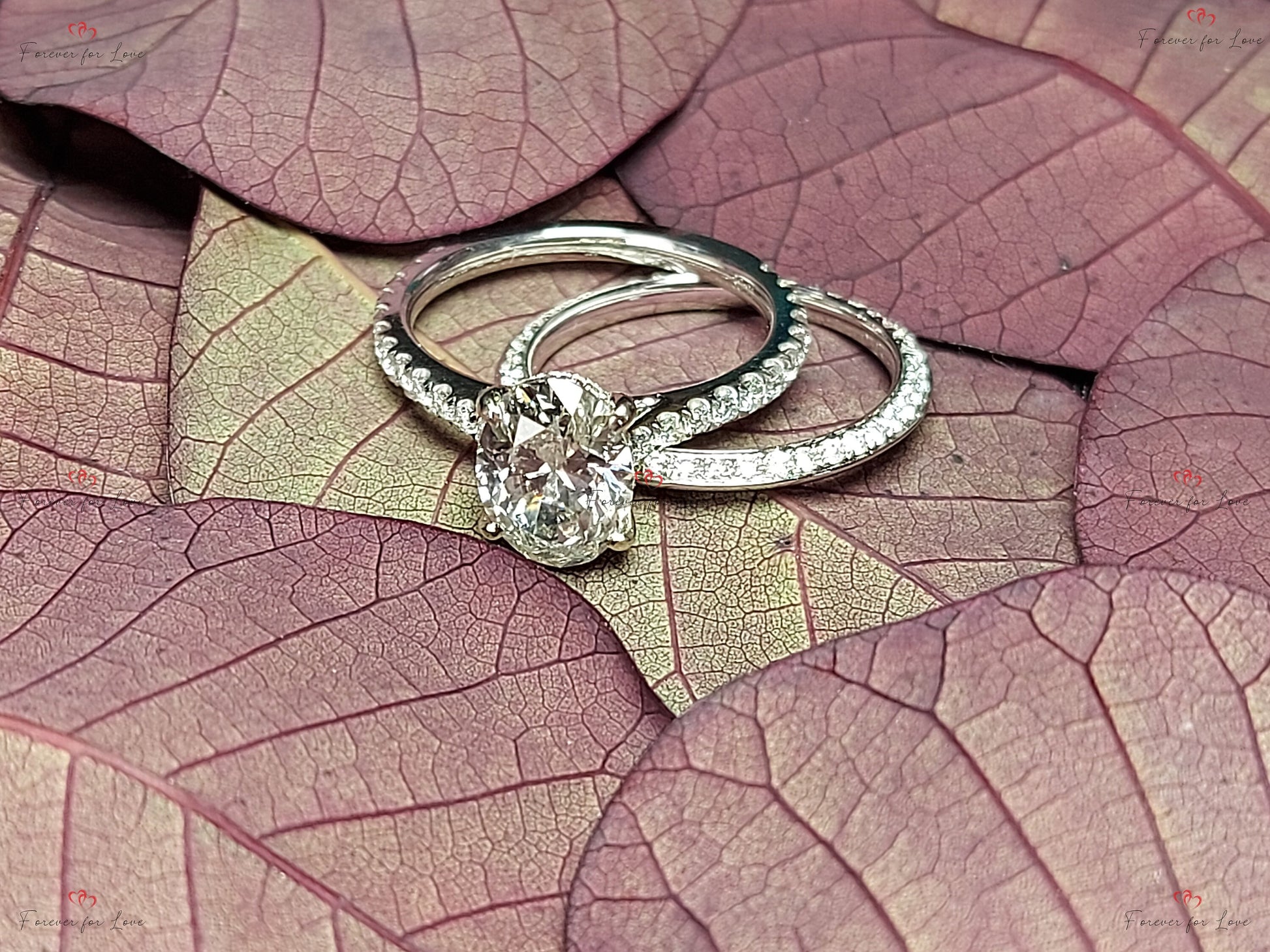 1.5 Ct Oval Lab Diamond Eternity Band