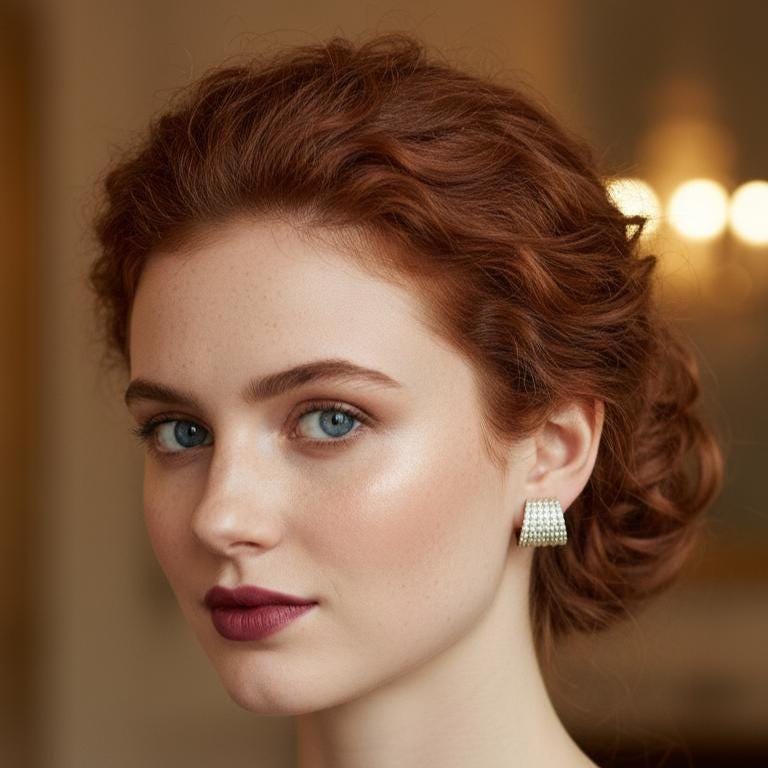 Boucles d'oreilles éventail en diamant de laboratoire taille ronde, boucles d'oreilles imposantes de style éventail moderne, boucles d'oreilles étincelantes en diamant de laboratoire en forme d'éventail, cadeau de mariage Moissanite engagement ring in Gold or Platinum — custom handcrafted by Forever For Love