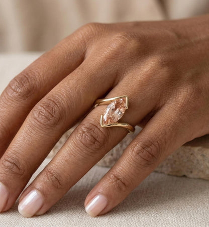 4 Ct IGI Certified Marquise Lab Diamond Solitaire Engagement Ring