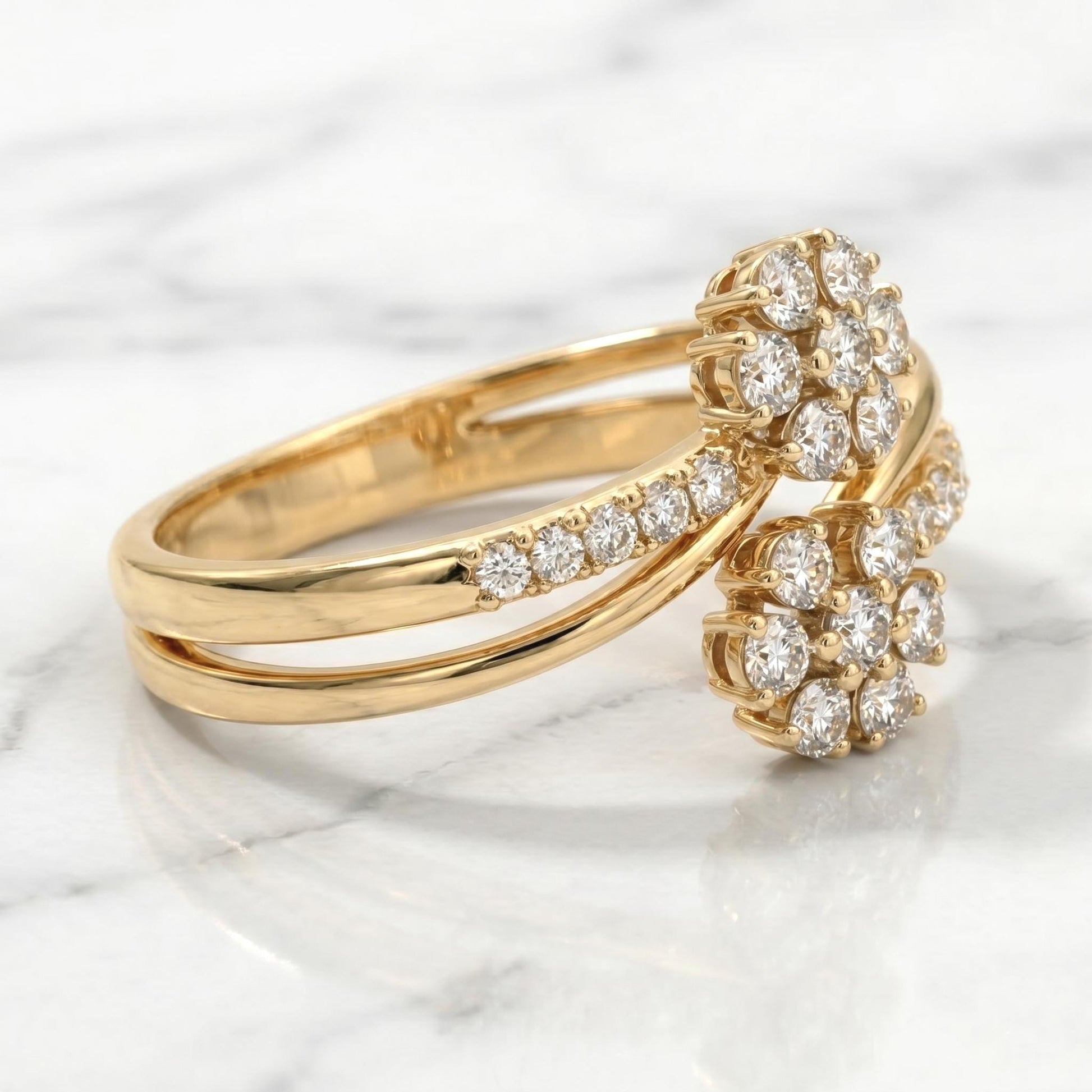 Round Lab Diamond Stacking Ring