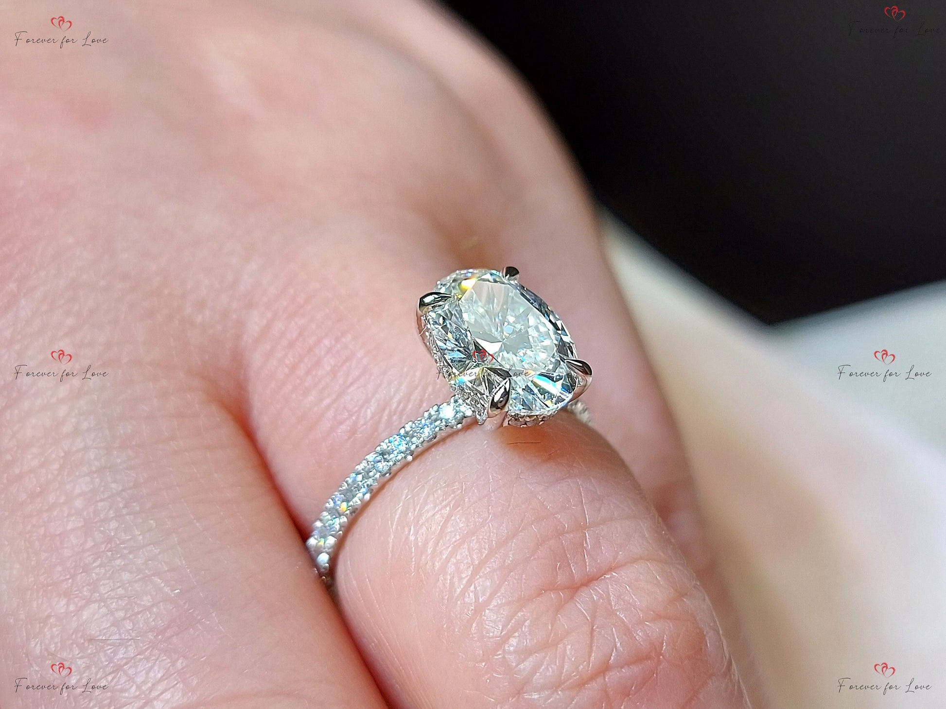 2 Ct Oval Diamond Engagement Ring