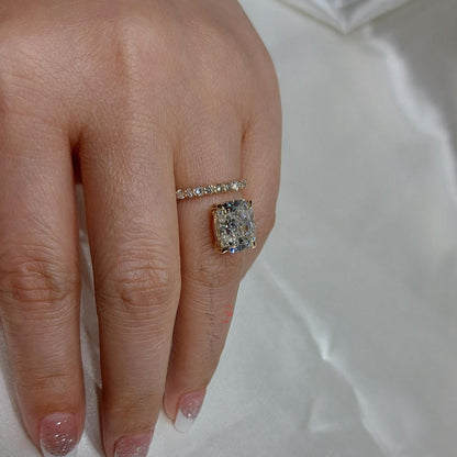 3.5 Ct IGI Certified Cushion Lab Diamond Halo Engagement Ring