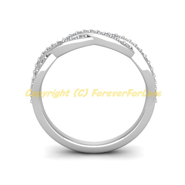 Round Natural Diamond Eternity Band