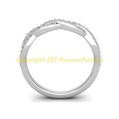 Round Natural Diamond Eternity Band