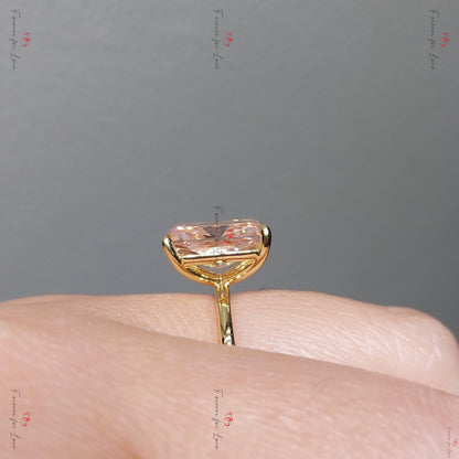 IGI Certified Cushion Lab Diamond Engagement Ring