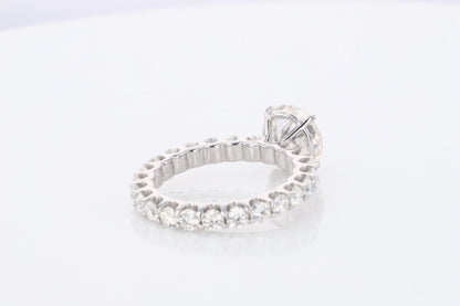 2 Ct Round Moissanite Eternity Band