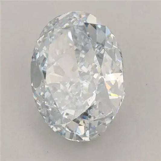 3.25ct Oval Lab Grown Diamond (Colour Fancy Intense Blue, Clarity VVS2, IGI Certified) Forever For Love